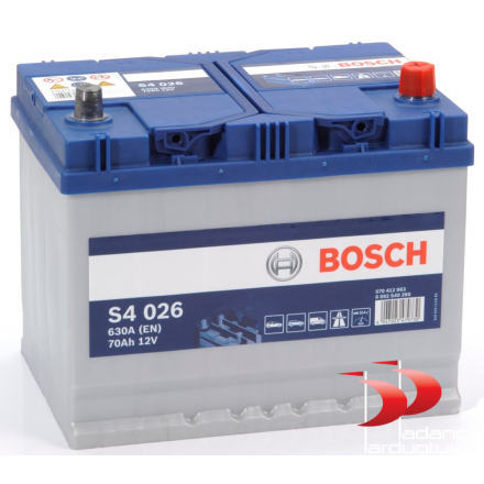 Bosch S4 S4026 70 AH 630 EN Akumuliatoriai