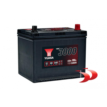 Yuasa Ybx3000 YBX3205 60 AH 540 EN
