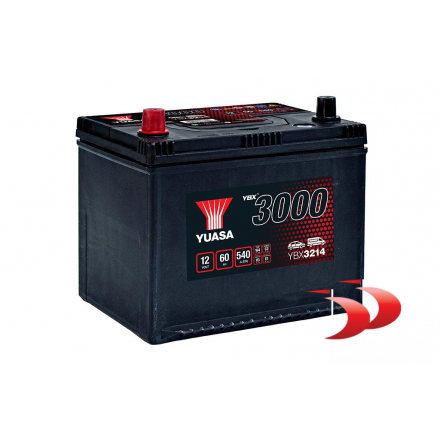 Yuasa Ybx3000 YBX3214 60 AH 540 EN