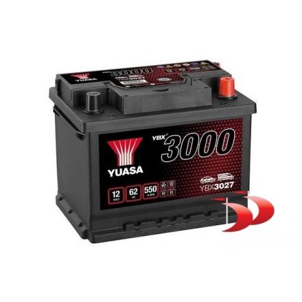 Yuasa Ybx3000 YBX3027 62 AH 550 EN