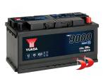 Akumuliatoriai Yuasa Ybx9000 agm YBX9019 95 AH 850 EN