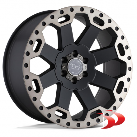 Black Rhino 6X139,7 R18 9,0 ET12 Warlord Matte Black W/ Machined Dark Tint