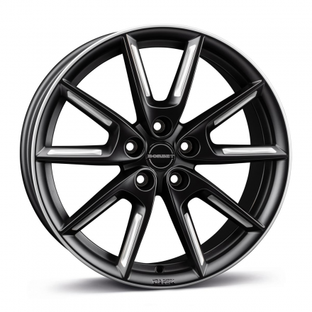 Borbet 5X112 R18 8,0 ET44 LX18 Black Matt/silver
