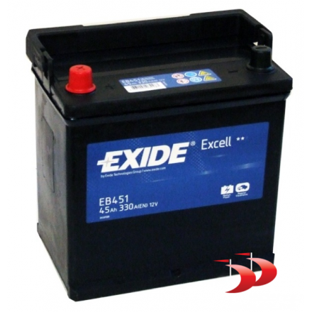 Exide Excell EB451 45 AH 330 EN