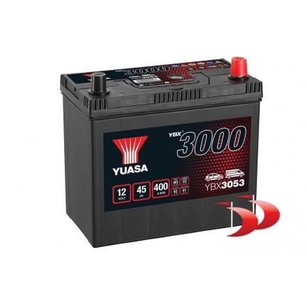 Yuasa Ybx3000 YBX3053 45 AH 400 EN Akumuliatoriai