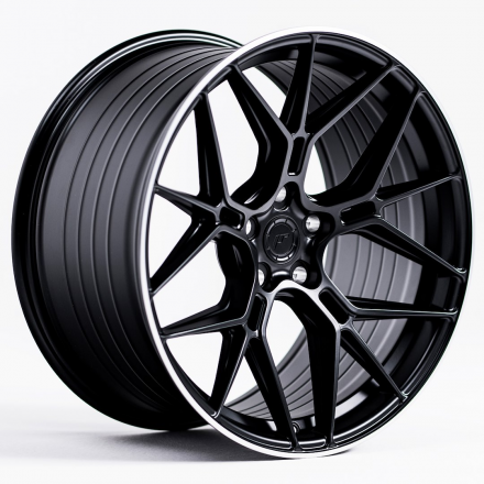 Japan Racing 5X115 R20 10,0 ET0* JR51 Satin Black LIP Machined