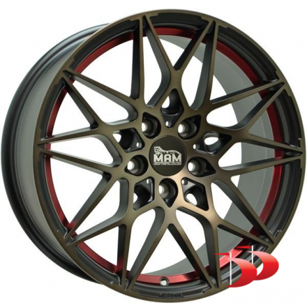 MAM 5X112 R18 8,0 ET45 B2 Bronze RED Inside
