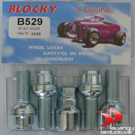 Slapti varžtai 14X1.5 29 sfera (kompl. 4 vnt)