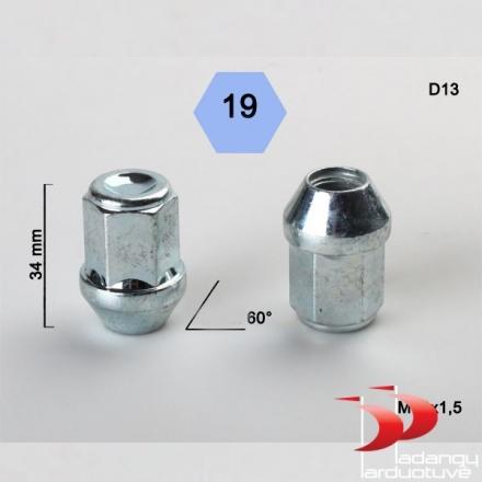 Veržlė 14X1.5 34 H19 konusas