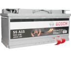 Akumuliatoriai Bosch S5a S5A15 AGM 105 AH 950 EN