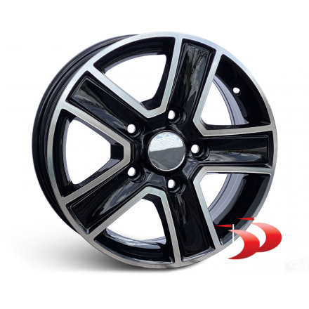 Silverstone 5X130 R15 6,5 ET50 BK473 BFM Lieti ratlankiai