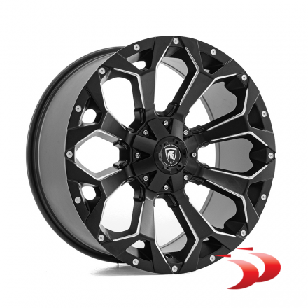 Spartan 5X120 R20 9,0 ET20 SW1 Satin Black & Chamfered