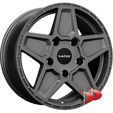Super Metal 5X120 R20 9,0 ET45 Rocket Light Gray Dull