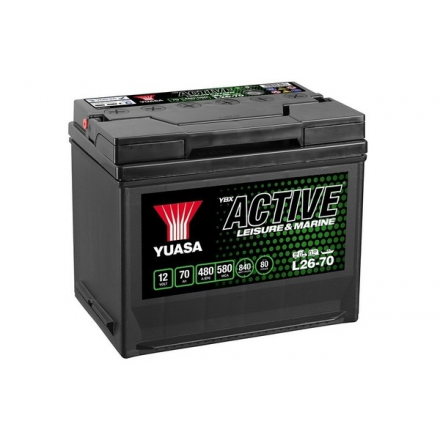 Yuasa Ybx active leisure & marine L26-70 70 AH 480 EN