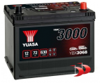 Akumuliatoriai Yuasa Ybx3000 YBX3068 72 AH 630 EN