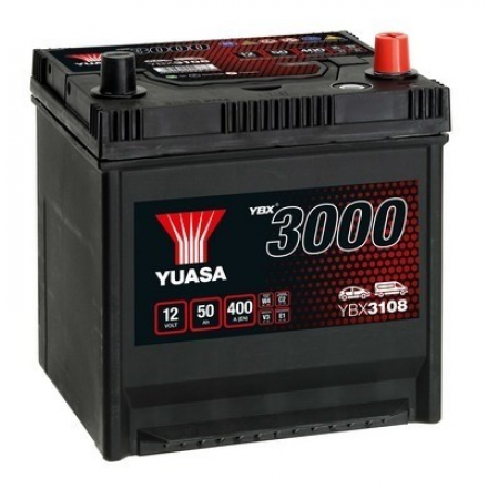 Yuasa Ybx3000 YBX3108 50 AH 400 EN Akumuliatoriai